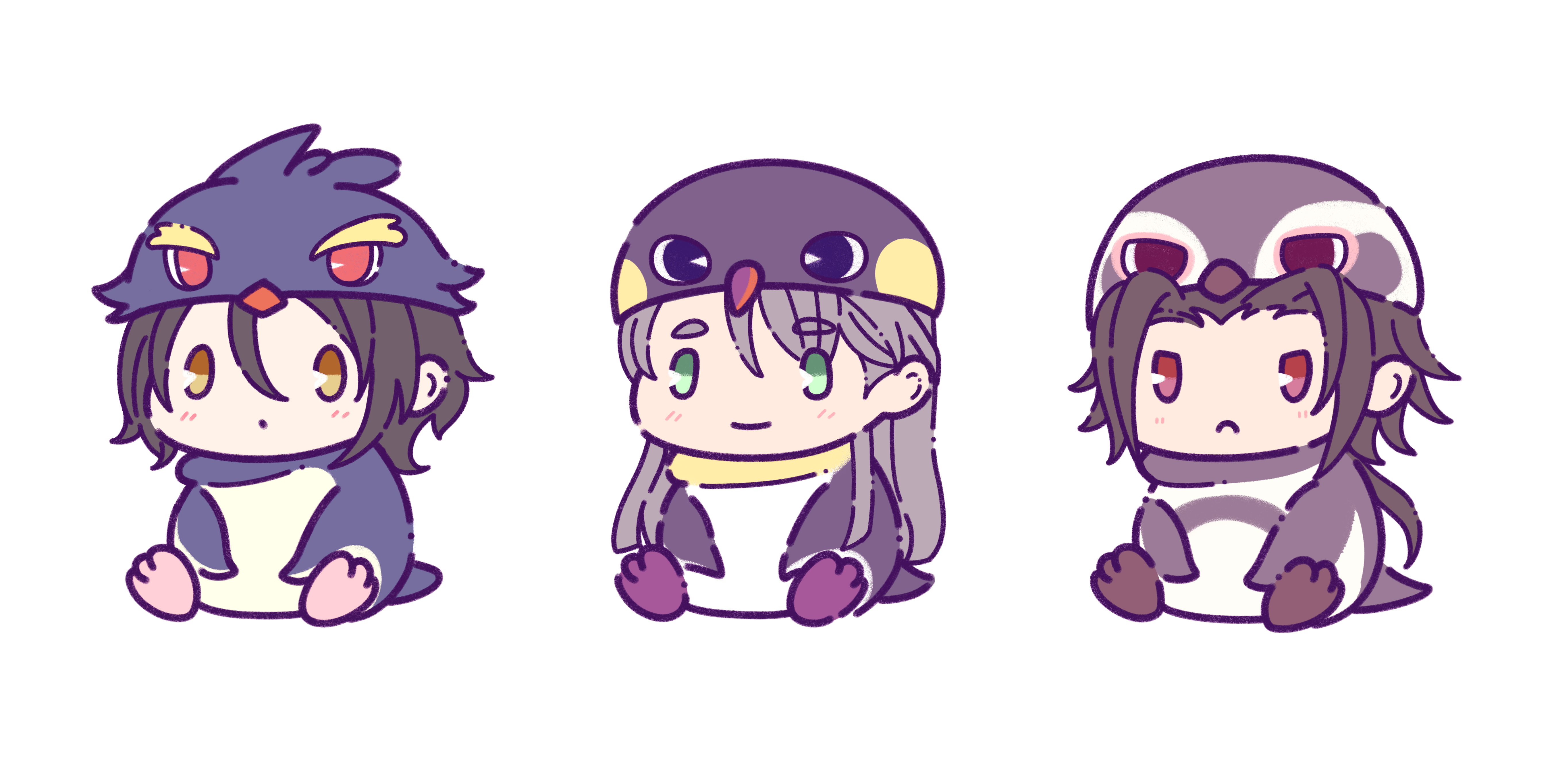 グッズ用デフォルメキャラクター